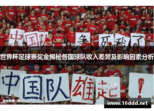 世界杯足球赛奖金揭秘各国球队收入差异及影响因素分析