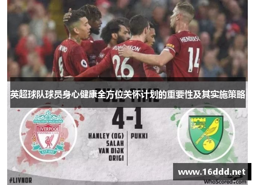 英超球队球员身心健康全方位关怀计划的重要性及其实施策略